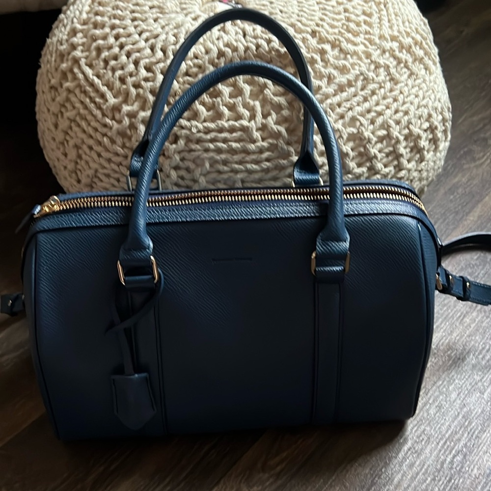 Samantha Thavasa Blue Leather Bag